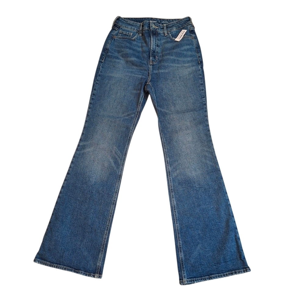 Old Navy Flare Blue Denim Jeans Women Size 8